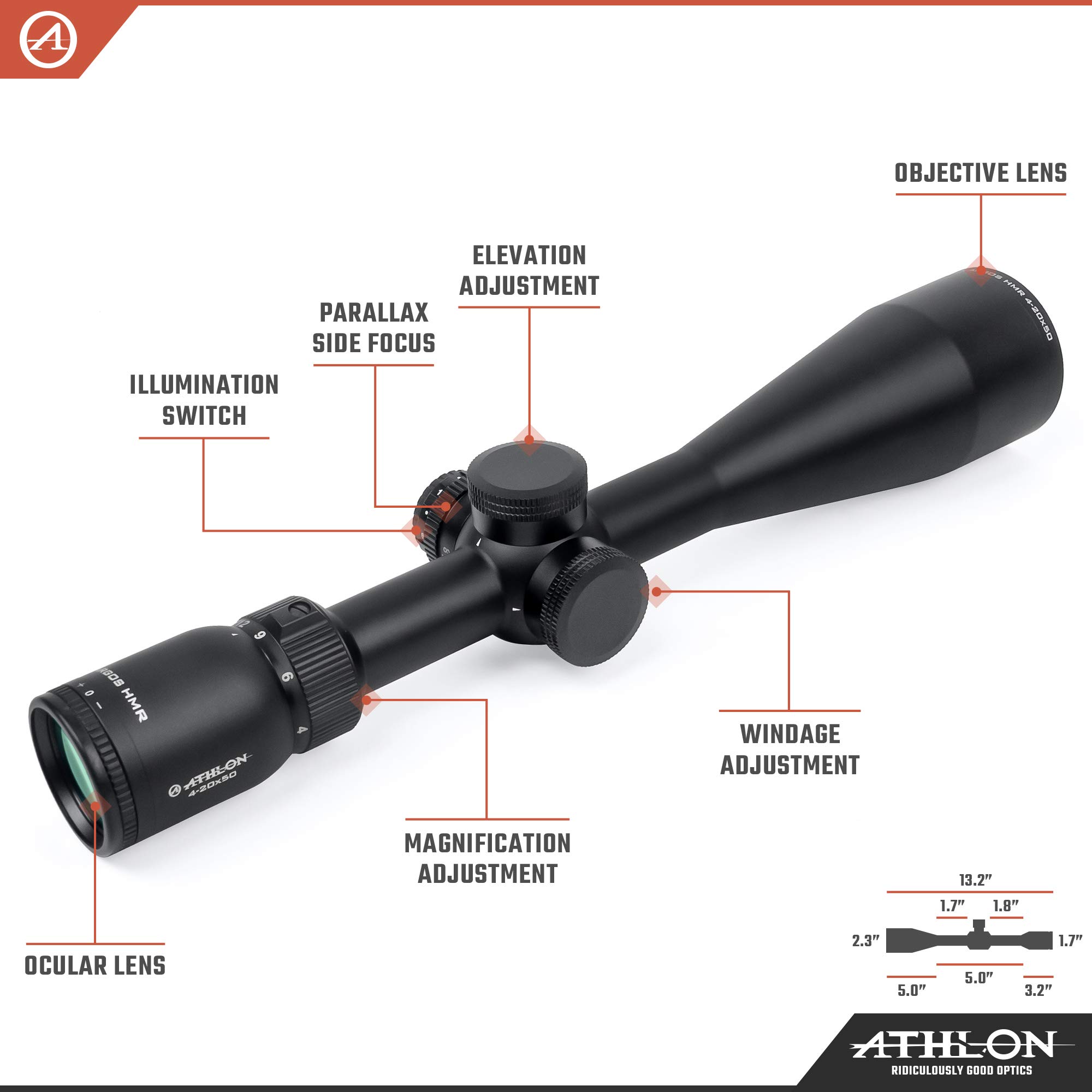 EOS ミリタリー装備 虹色チタンウォレット 2.0 アルマイト加工　No004 Amazon.com : Argos HMR 4-20x50 Second Focal Plane Riflescopes (BDC
